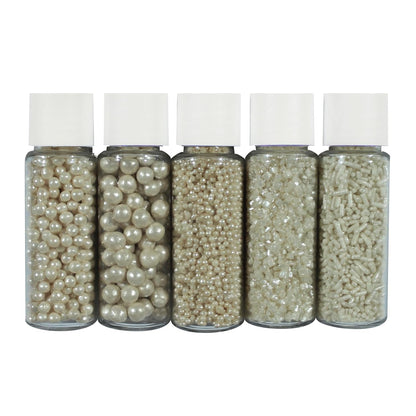 Confect Sprinkles for Cakes & Cupcakes Decoration | USP-14(Pearl)