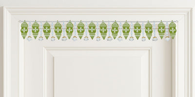 Toran for Main Door Entrance, Handmade Mango Leaf Toran, Traditional Bandarwal for Festival, Pooja, Wedding & Home Decor, Artificial Doorway Leaf Hanging (42 x 5.5 Inches, Green)