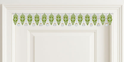 Toran for Main Door Entrance, Handmade Mango Leaf Toran, Traditional Bandarwal for Festival, Pooja, Wedding & Home Decor, Artificial Doorway Leaf Hanging (42 x 5.5 Inches, Green)