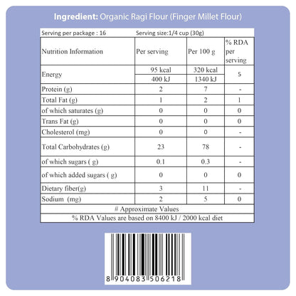 24 Mantra Organic Ragi Flour, 500g