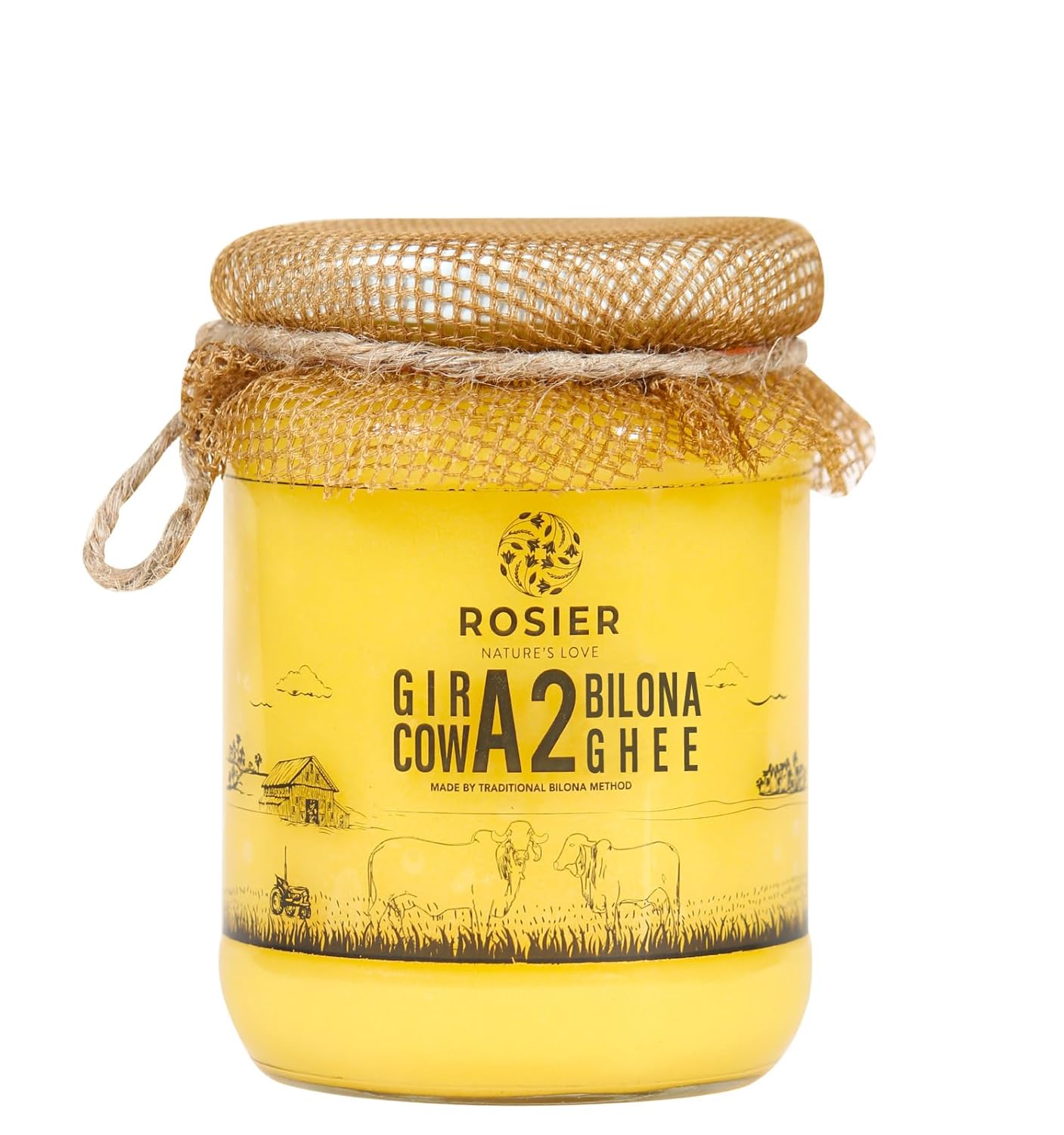 Rosier A2 Gir Cow Bilona Ghee | Traditional Bilona Method A2 Cow Ghee - Indyancart