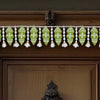 Toran for Main Door Entrance, Handmade Mango Leaf Toran, Traditional Bandarwal for Festival, Pooja, Wedding & Home Decor, Artificial Doorway Leaf Hanging (42 x 5.5 Inches, Green)