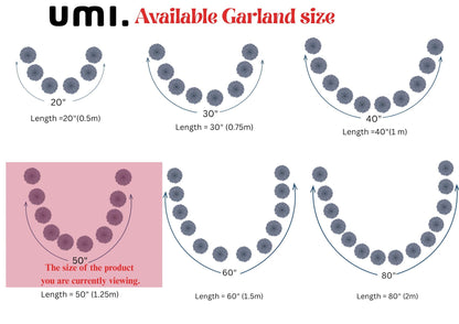 Flower Garland for Pooja Mandir Decoration, 40 Inches Hanging Mala for Photo Frame, Haar Mala for God Idols, Photo Frames of Loved Ones, Ancestors, Pitra & Pooja Room Décor (Voilet)