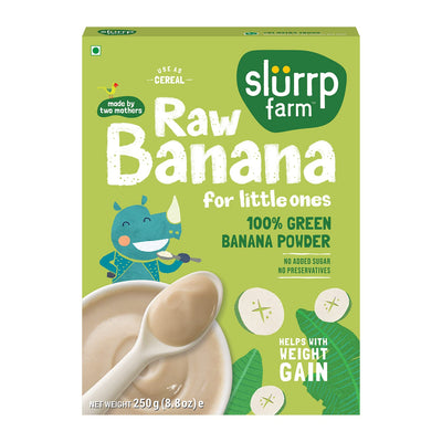 Slurrp Farm Raw Banana Powder Cereal from Kerala For Little Ones