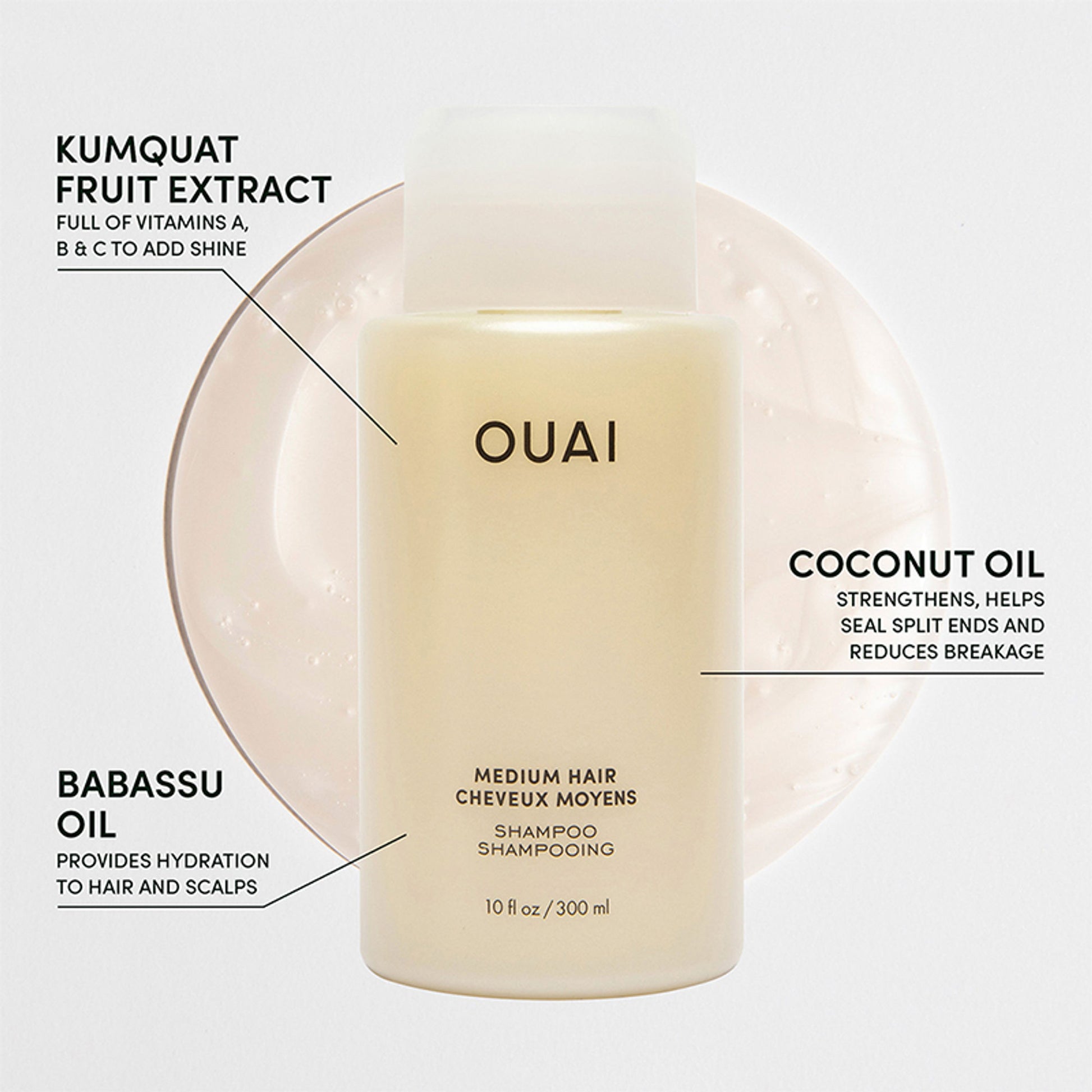 OUAI Medium Hair Shampoo