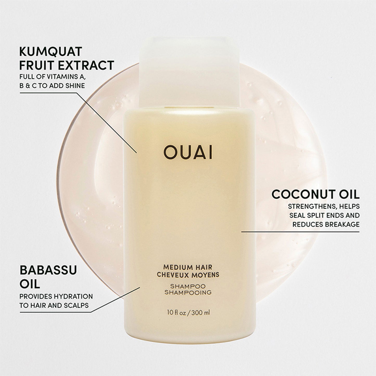 OUAI Medium Hair Shampoo