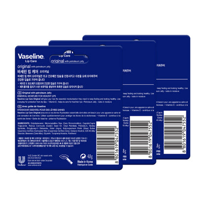 Vaseline Lip Care Cherry Blush Tinted Lip Balm Stick - Pack Of 3