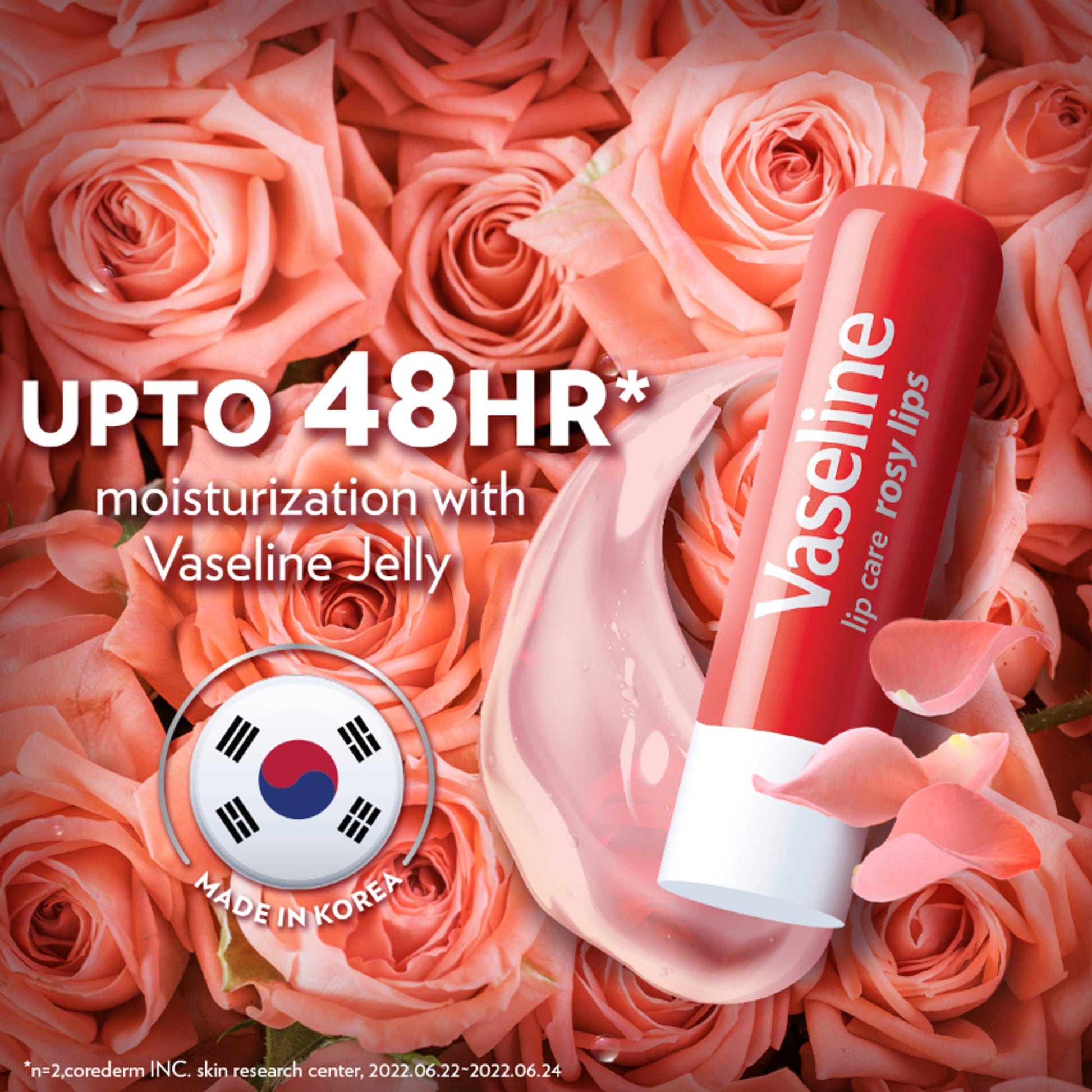 Vaseline Lip Care Rosy Lips Tinted Lip Balm Stick - Pack Of 3