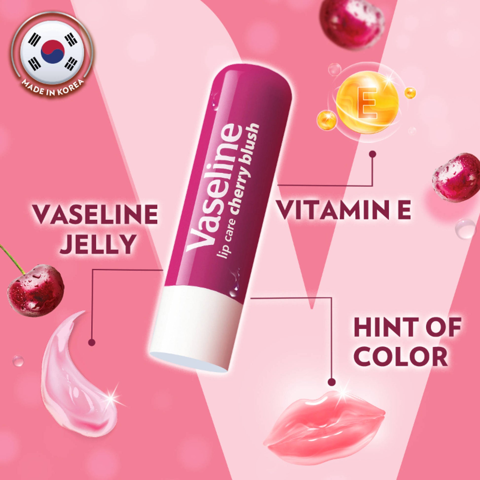 Vaseline Lip Care Original Lip Balm Stick - Pack Of 3
