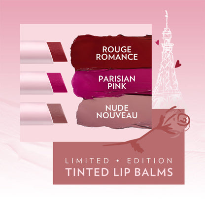 Vaseline Nude Nouveau Emily In Paris Limited Edition Nude Tinted Lip Balm Stick - Pack Of 3