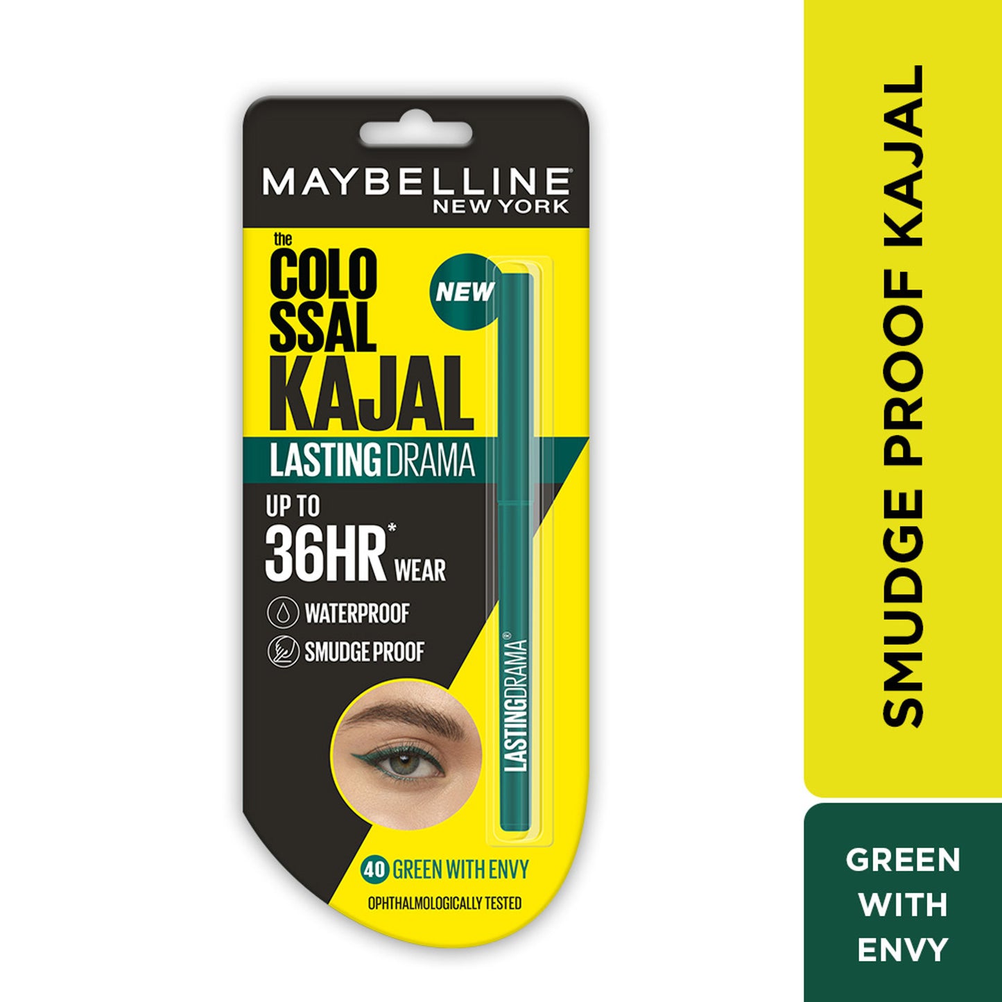 Maybelline New York Colossal Lasting Drama Kajal - Green With Envy