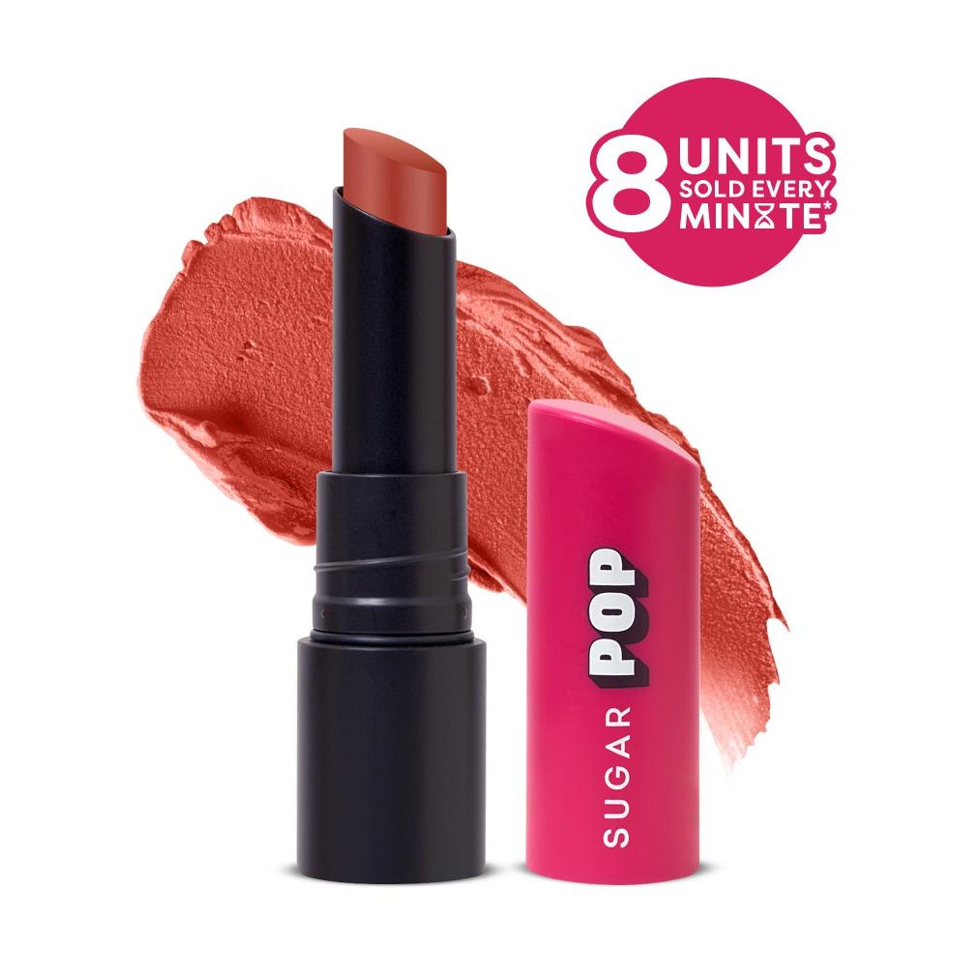 SUGAR POP Transferproof Lipstick, Waterproof - 08 Coffee Craze