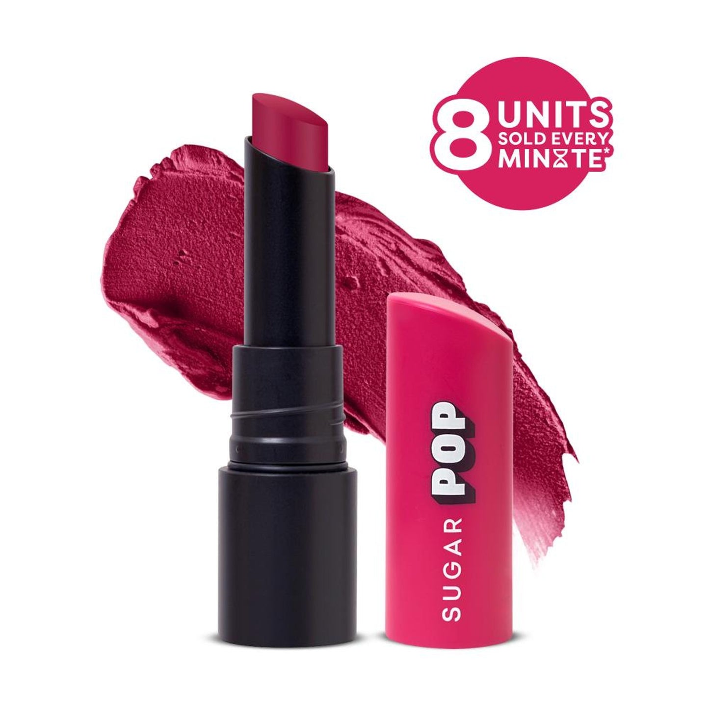 SUGAR POP Transferproof Lipstick, Waterproof - 12 Berry Burst