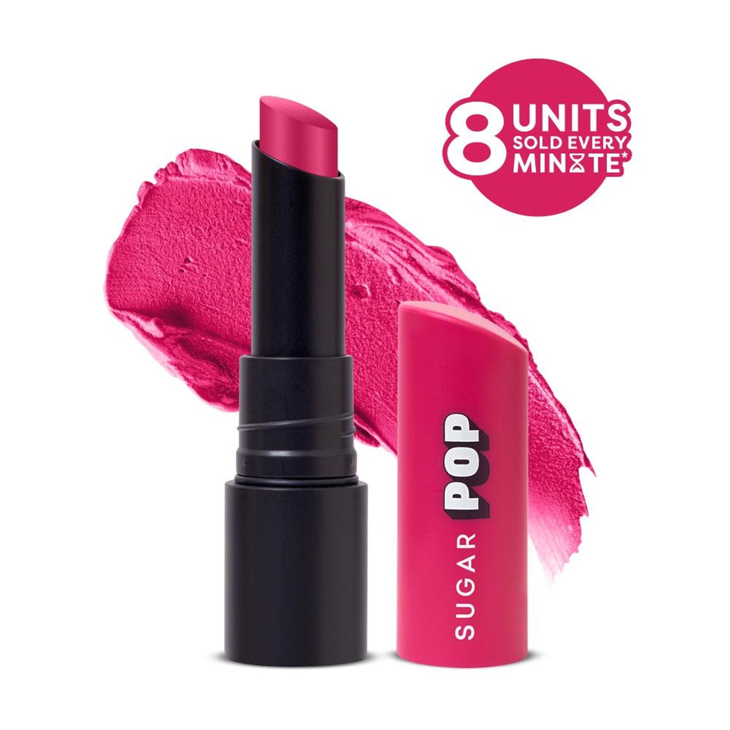 SUGAR POP Transferproof Lipstick, Waterproof - 13 Fuchsia Fling