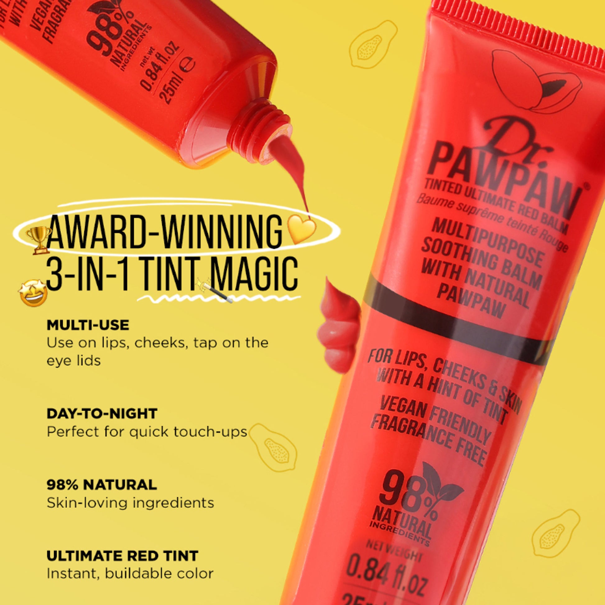 Dr. PAWPAW Tinted Ultimate Red Lip Balm