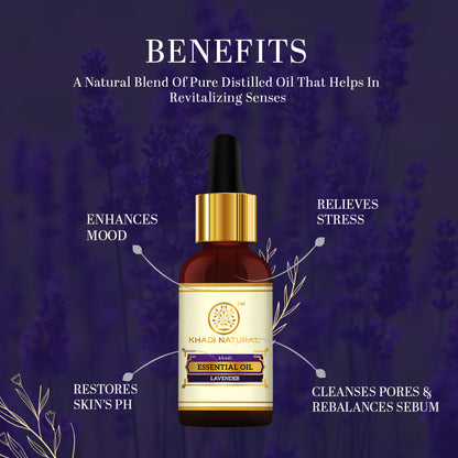 Khadi Natural Lavender Essential Oil Prevent Hair Fall