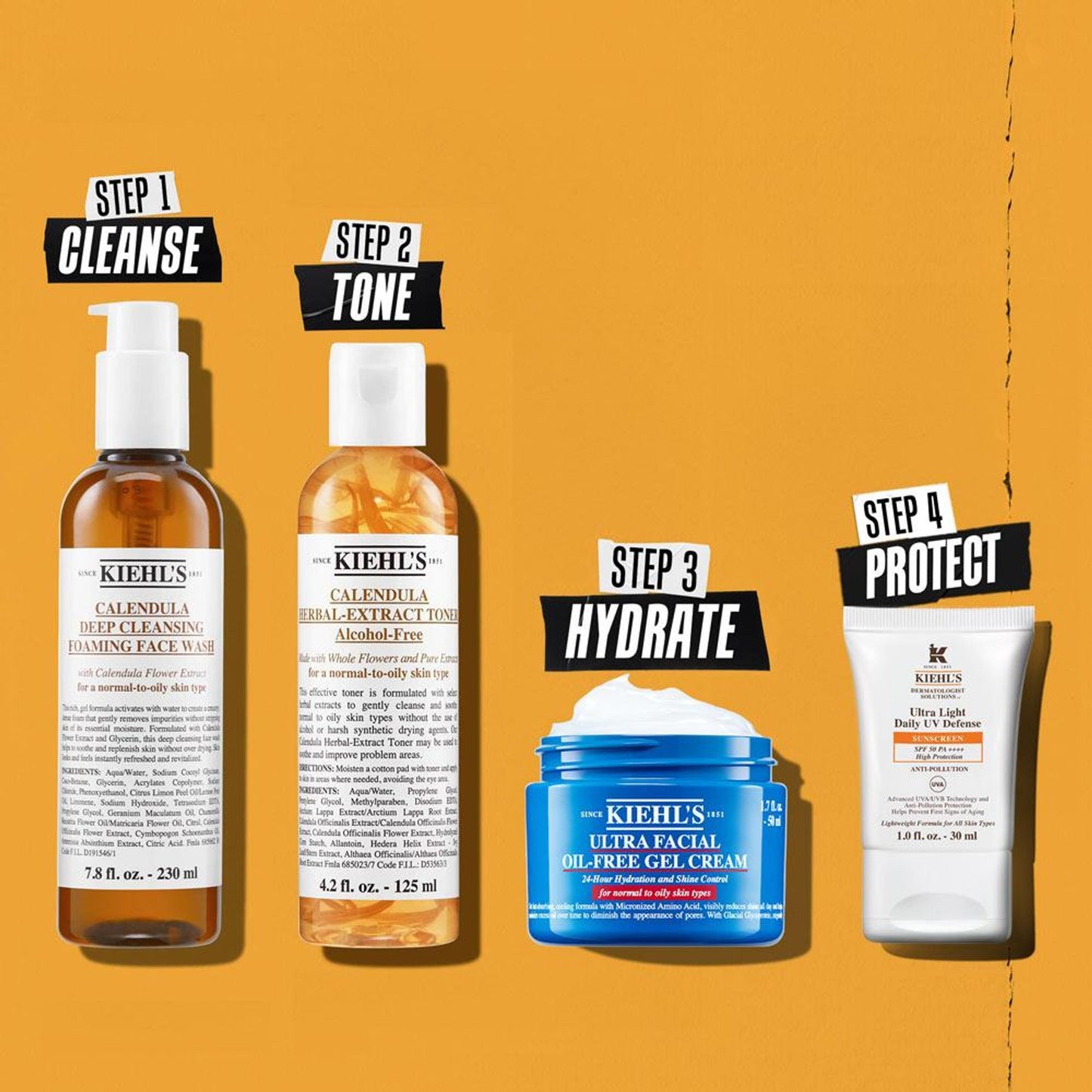 Kiehl's Calendula Herbal Extract Alcohol-Free Toner - Normal To Oily