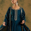 Indyancart IE Floral Embroidered Sequinned Kurta with Trousers & Dupatta