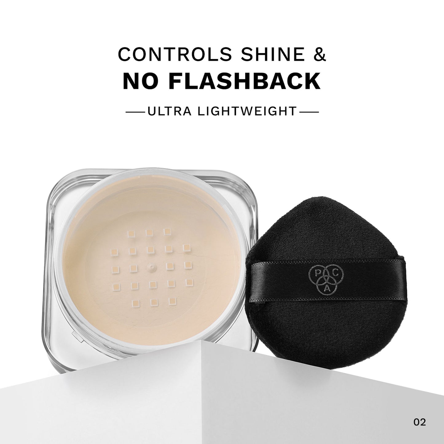 PAC Translucent Powder - Controls Shine, Prevents Flashbacks, Lightweight Setting Powder - 02
