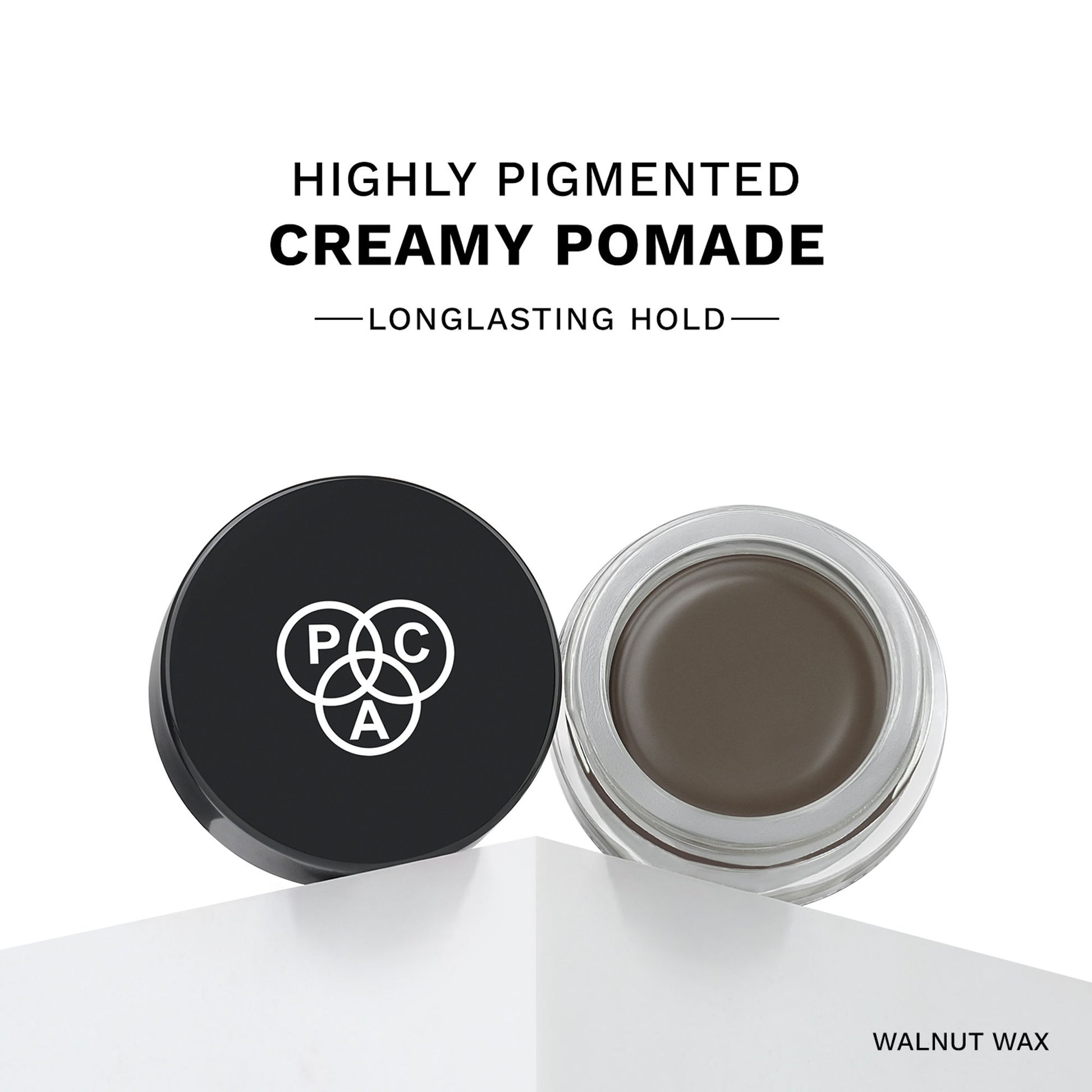 PAC SuperBrowww Cream - Highly Pigmented Brow Pomade, Long Lasting & Smudgeproof - 03 Walnut Wax