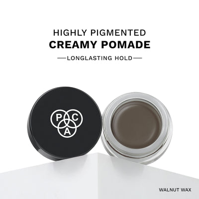 PAC SuperBrowww Cream - Highly Pigmented Brow Pomade, Long Lasting & Smudgeproof - 03 Walnut Wax