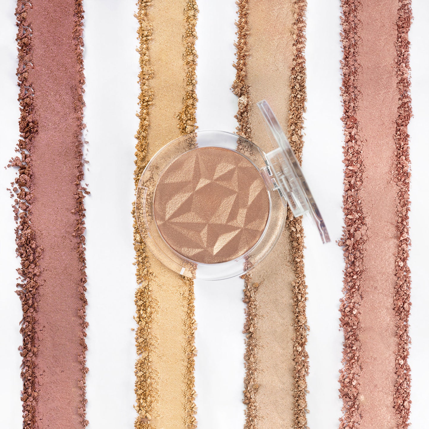 PAC Killer Glow Powder Highlighter - Micro Pearls, Pink Luminous HD Shine - Old Rose