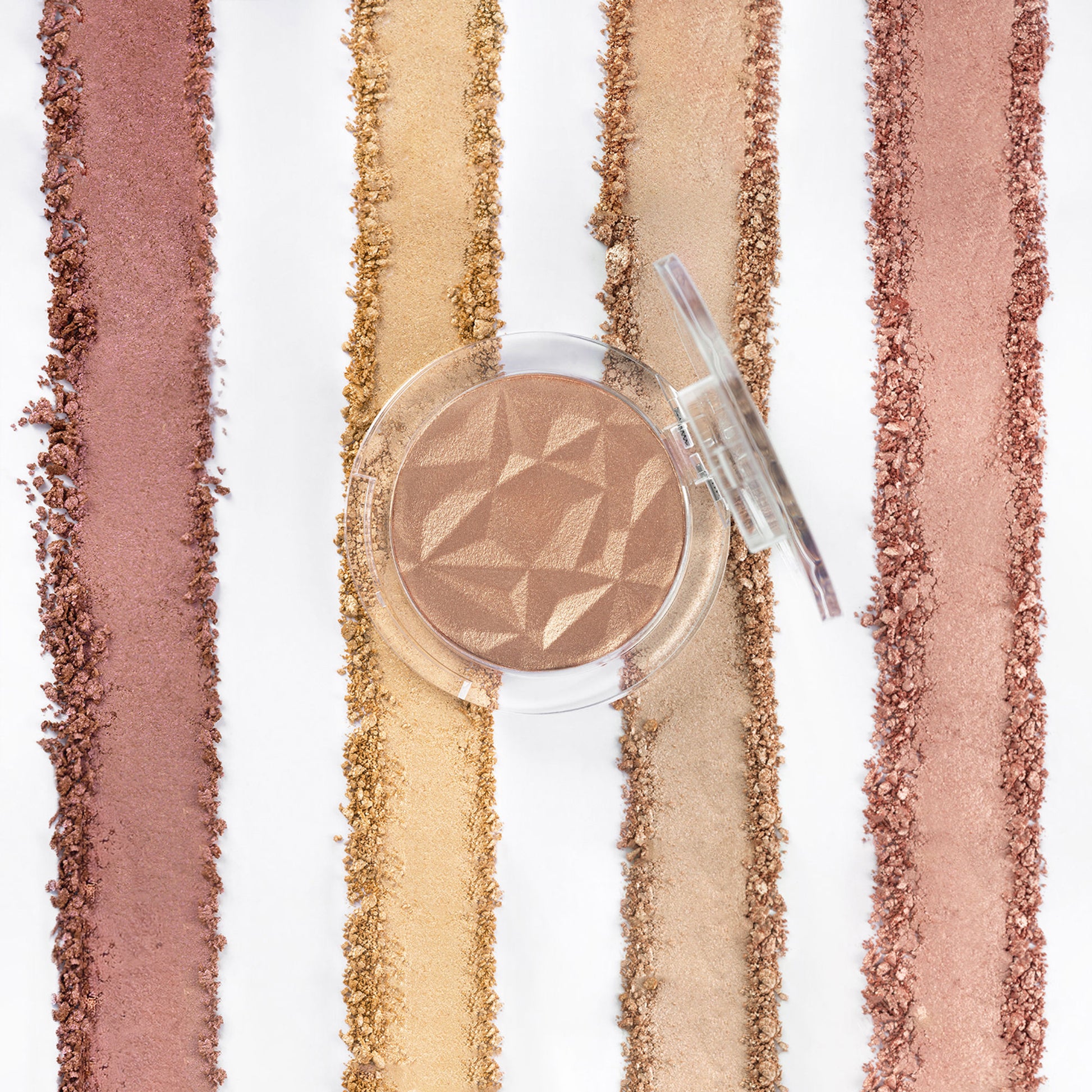 PAC Killer Glow Powder Highlighter - Micro Pearls, Pink Luminous HD Shine - Old Rose