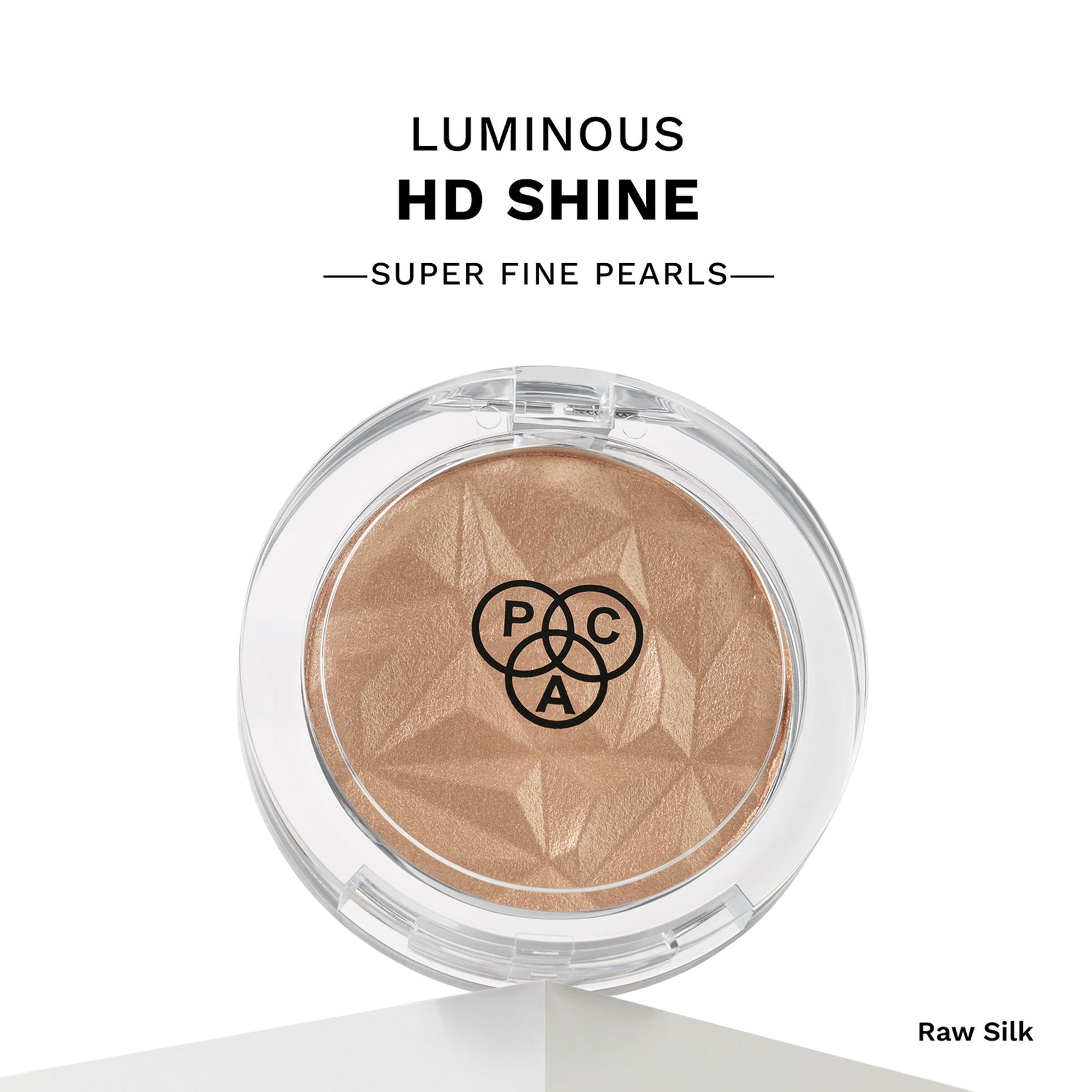 PAC Killer Glow Powder Highlighter - Micro Pearls, Pink Luminous HD Shine - Raw Silk