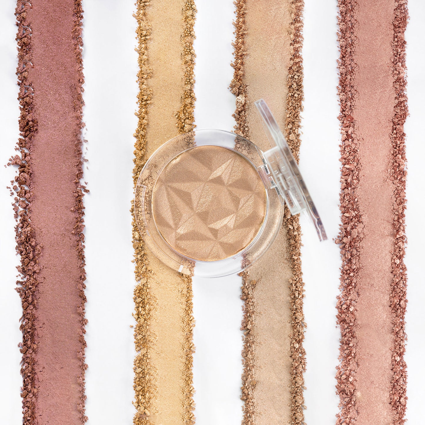 PAC Killer Glow Powder Highlighter - Micro Pearls, Pink Luminous HD Shine - Raw Silk