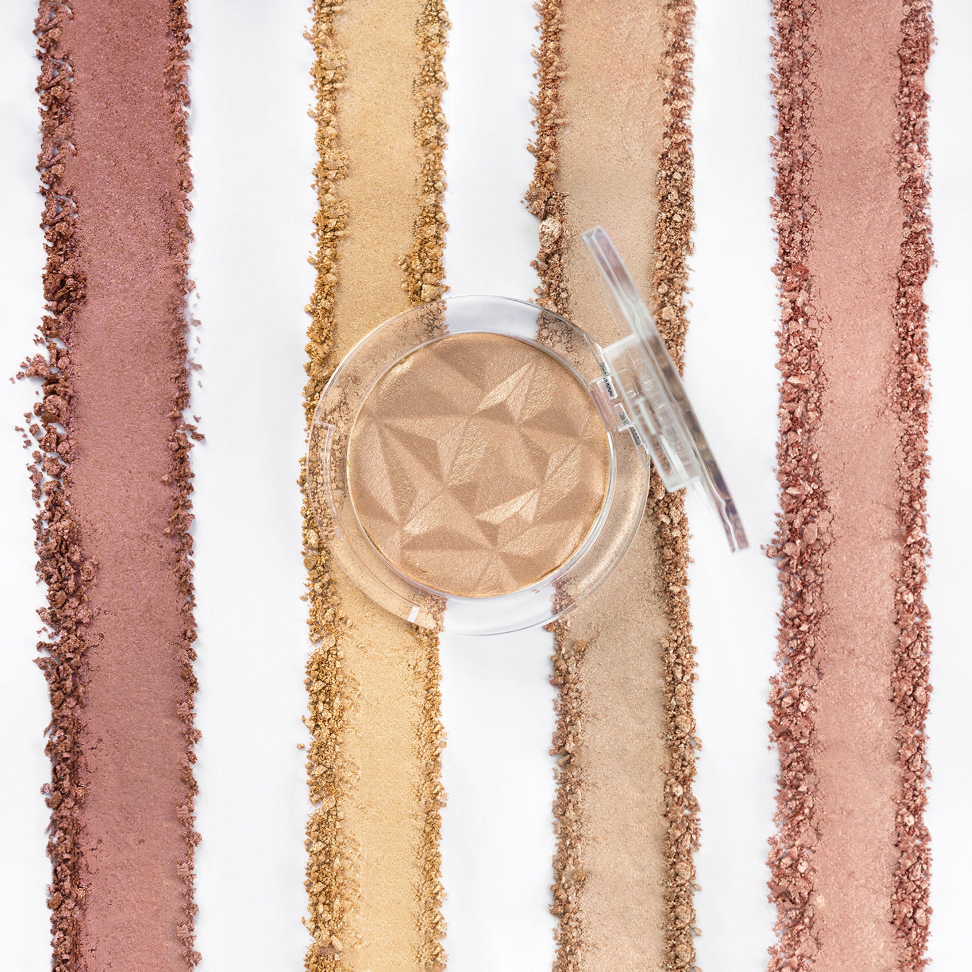 PAC Killer Glow Powder Highlighter - Micro Pearls, Pink Luminous HD Shine - Raw Silk