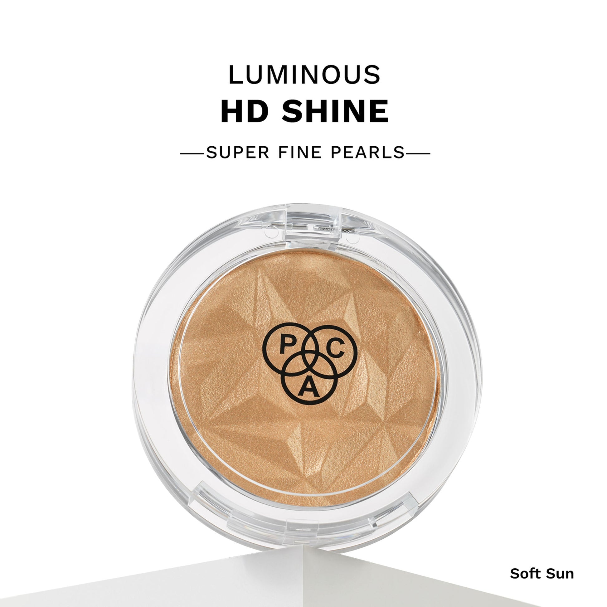 PAC Killer Glow Powder Highlighter - Micro Pearls, Pink Luminous HD Shine - Soft Sun