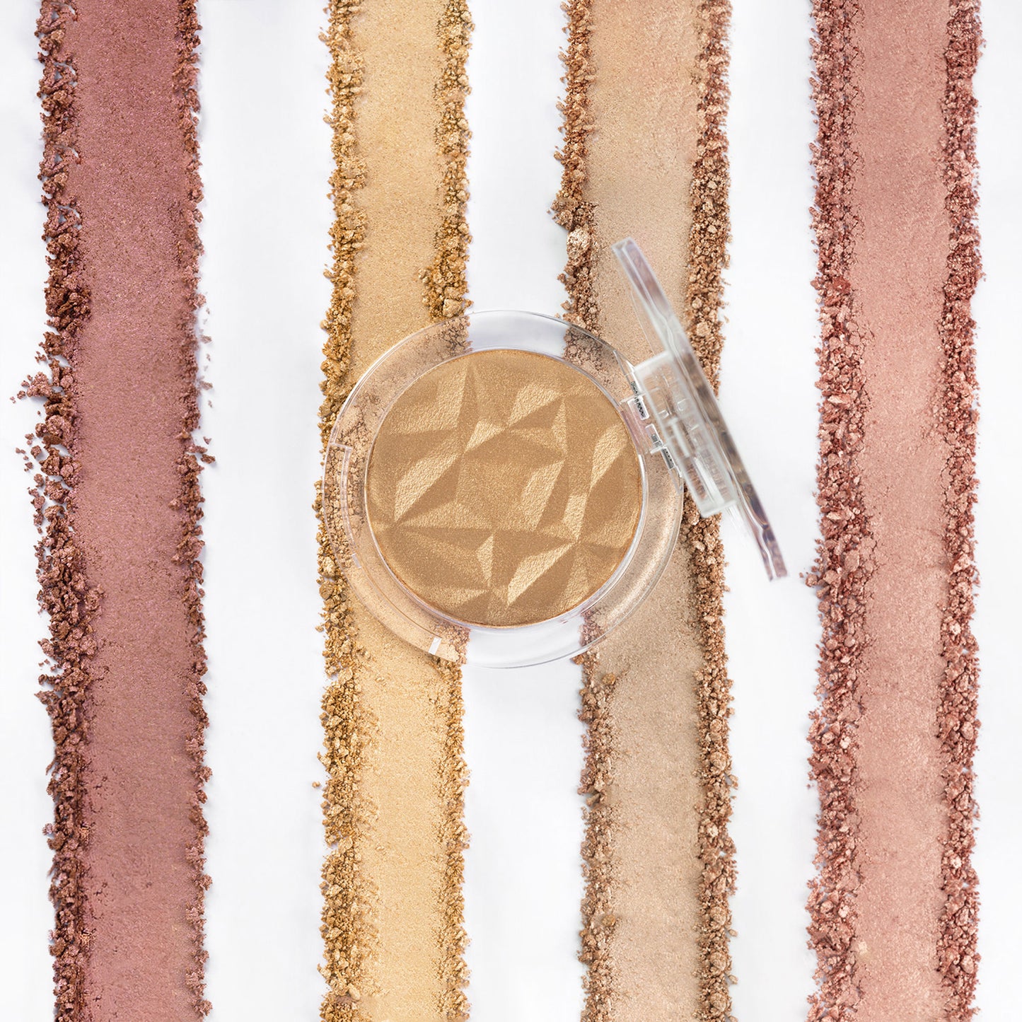 PAC Killer Glow Powder Highlighter - Micro Pearls, Pink Luminous HD Shine - Soft Sun