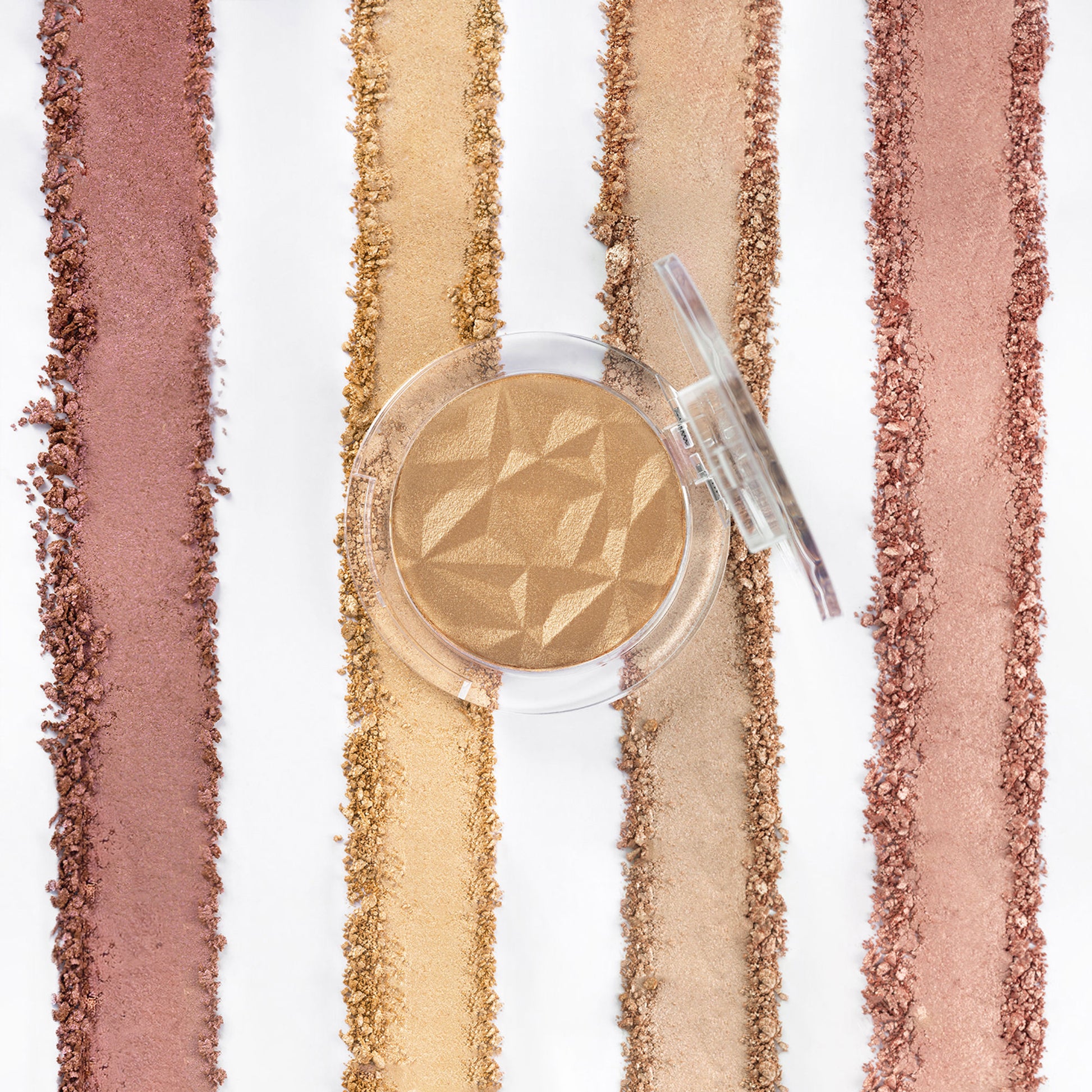 PAC Killer Glow Powder Highlighter - Micro Pearls, Pink Luminous HD Shine - Soft Sun