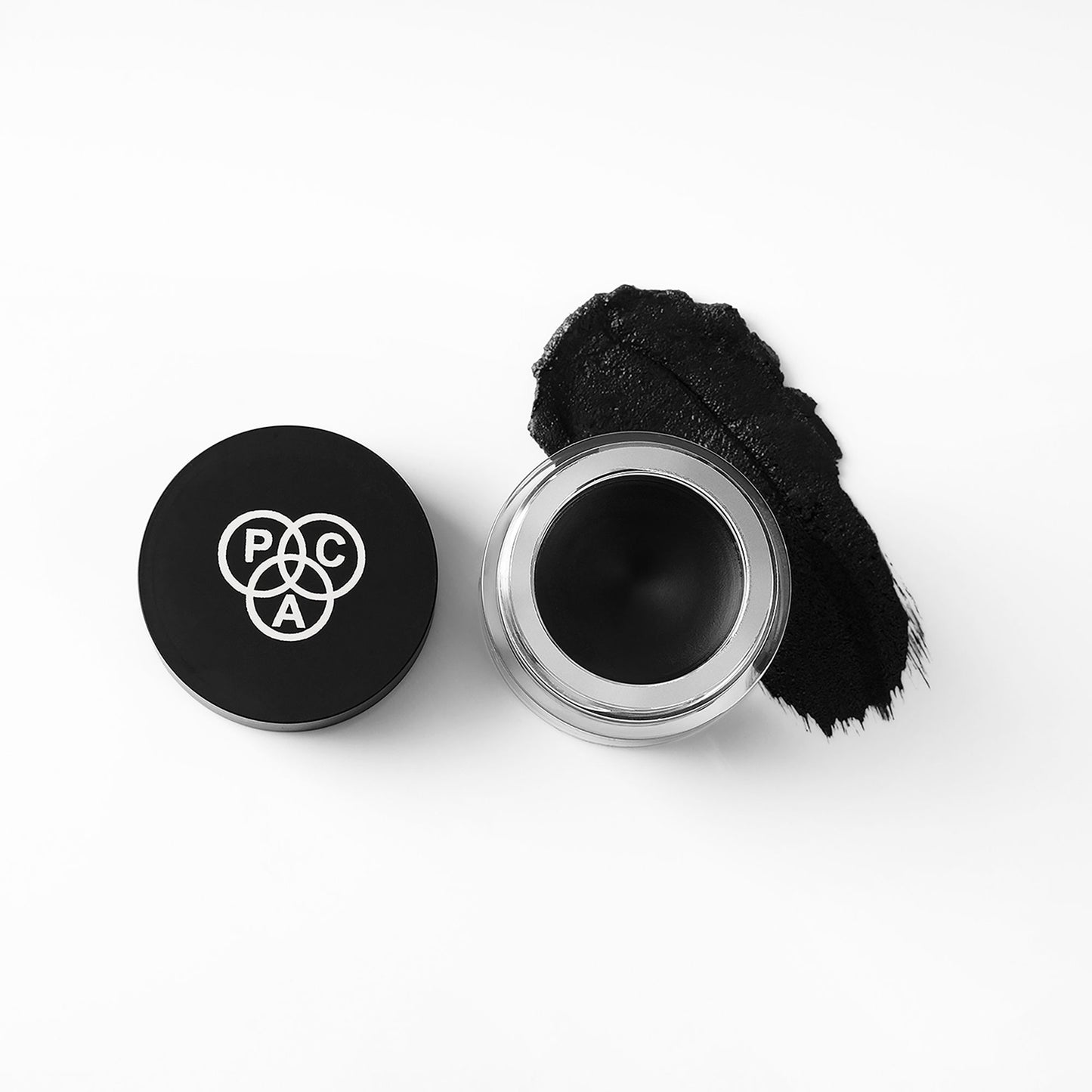 PAC Spotlight Gel EyeLiner - Intense Pigment, Matte Nude Finish, 24H Waterproof & Smudgeproof - Black