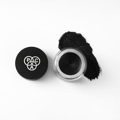 PAC Spotlight Gel EyeLiner - Intense Pigment, Matte Nude Finish, 24H Waterproof & Smudgeproof - Black
