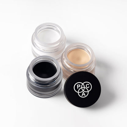 PAC Spotlight Gel EyeLiner - Intense Pigment, Matte Nude Finish, 24H Waterproof & Smudgeproof - Black