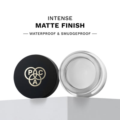 PAC Spotlight Gel EyeLiner - Intense Pigment, Matte Nude Finish, 24H Waterproof & Smudgeproof - White