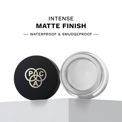 PAC Spotlight Gel EyeLiner - Intense Pigment, Matte Nude Finish, 24H Waterproof & Smudgeproof - White