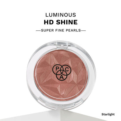 PAC Killer Glow Powder Highlighter - Micro Pearls, Pink Luminous HD Shine - Starlight