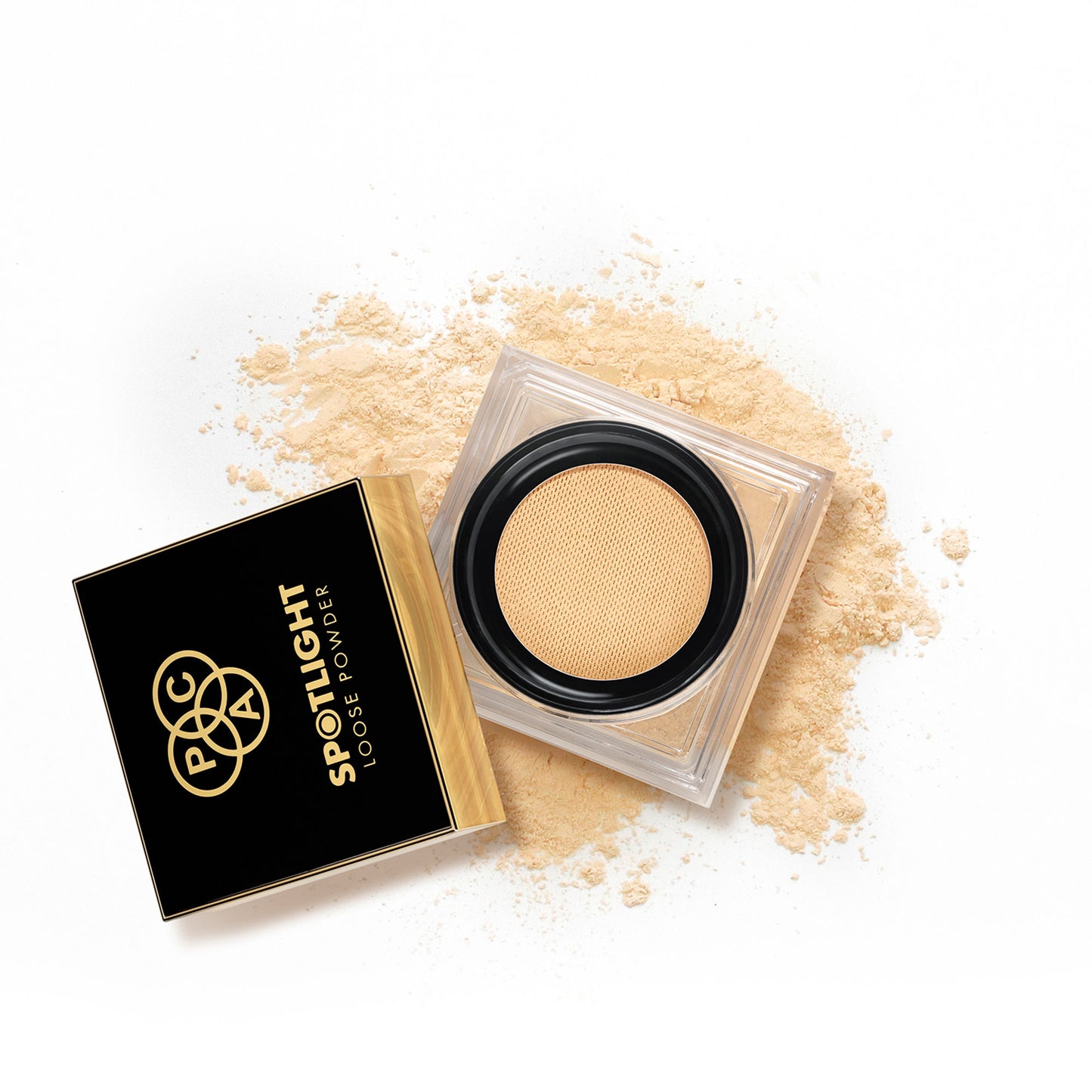 PAC Spotlight Loose Powder - Ultra Fine Lightweight Formula, Blurs Lines & Controls Shine - Transculent