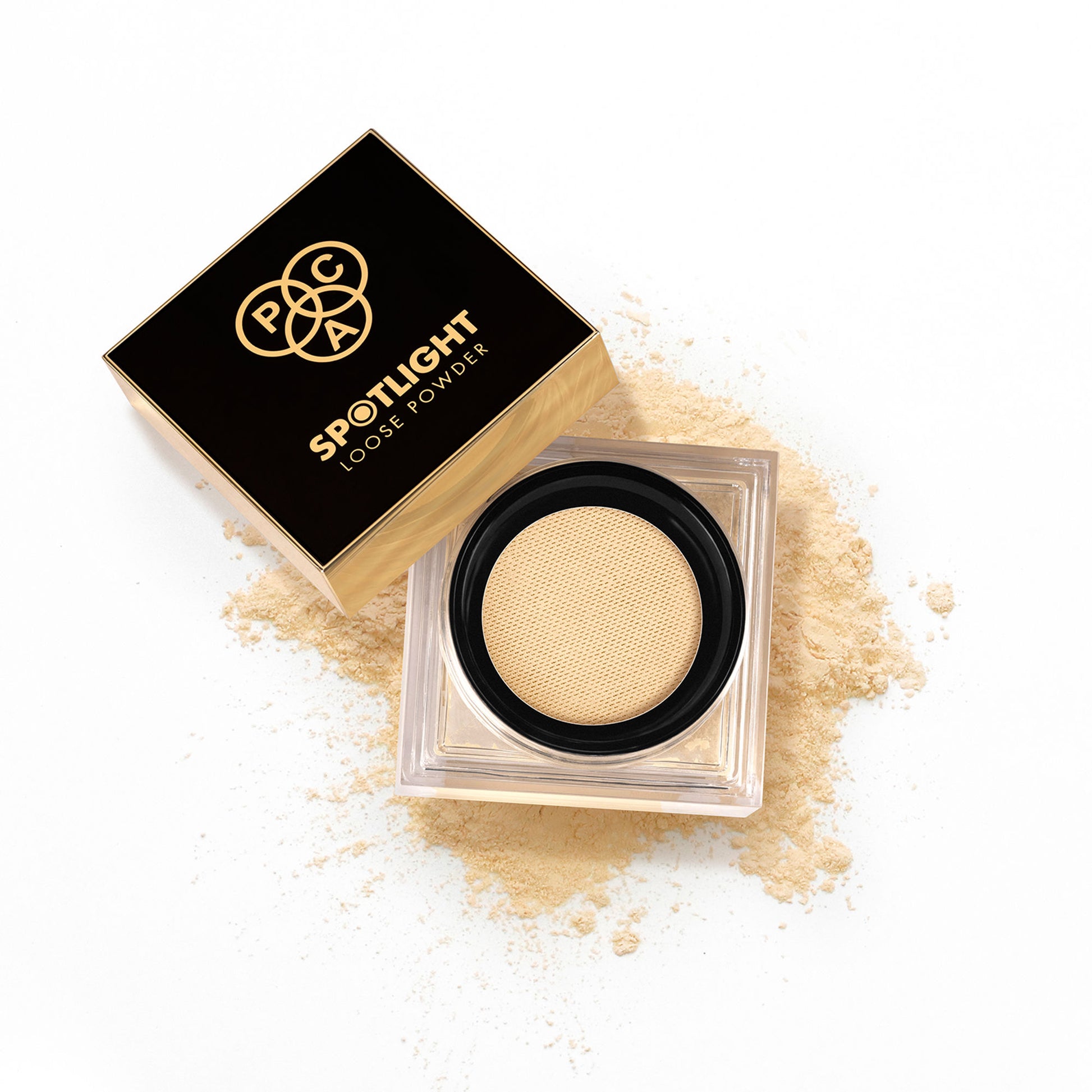 PAC Spotlight Loose Powder - Ultra Fine Lightweight Formula, Blurs Lines & Controls Shine - Banana