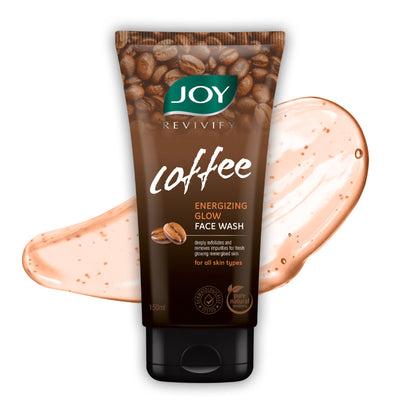 Joy Coffee Face Wash For Deep Exfoliation, Dirt & Tan Removal For a Fresh, Energized Glowing Skin