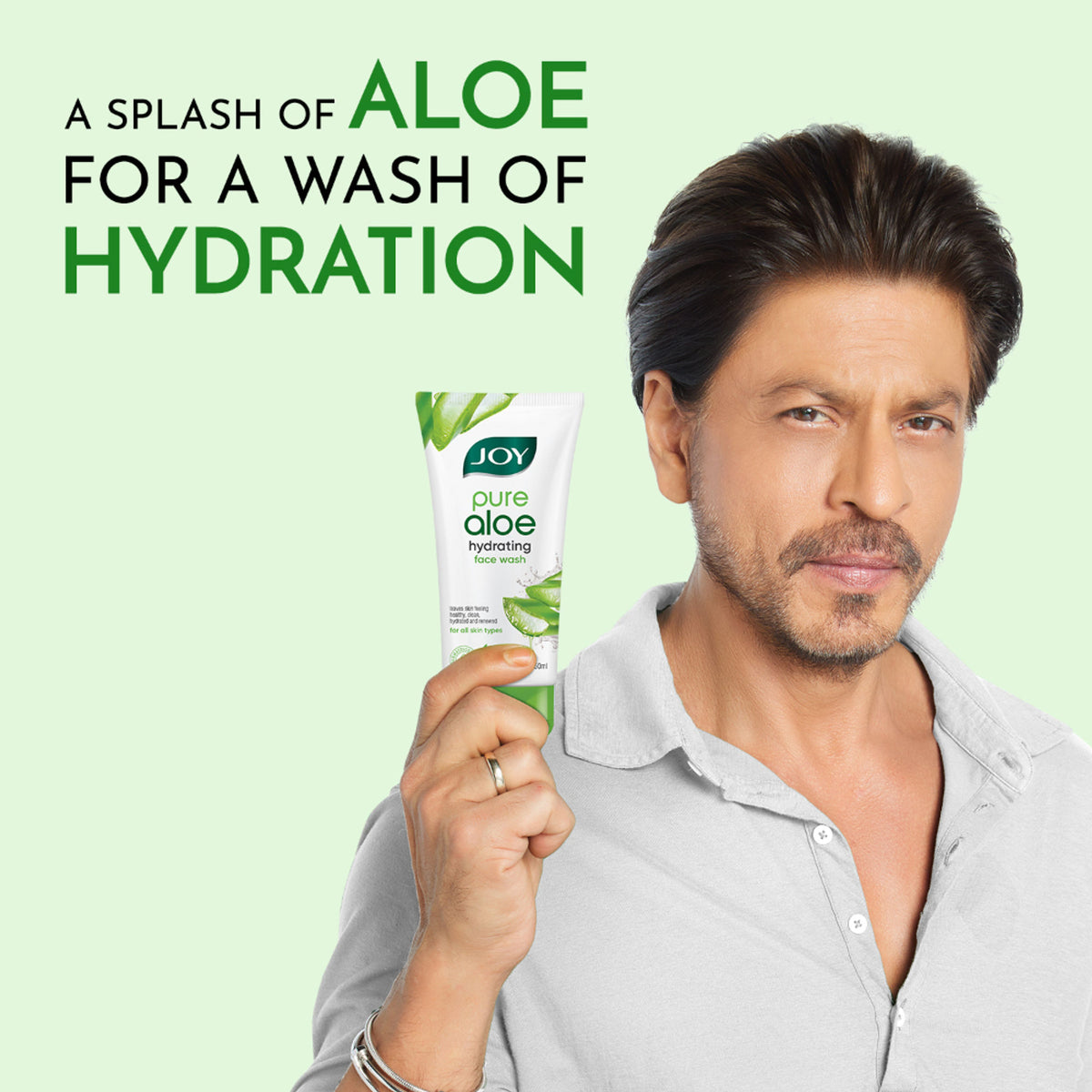 Joy Hydrating Aloe Vera Face Wash For Summers To Controls Excess Oil & Removes Dirt