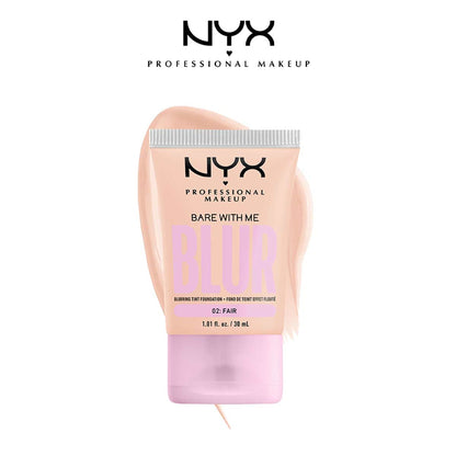 NYX Professional Makeup Bare With Me Blur Tint Foundation - 15 Warm Honey - 02 Fair