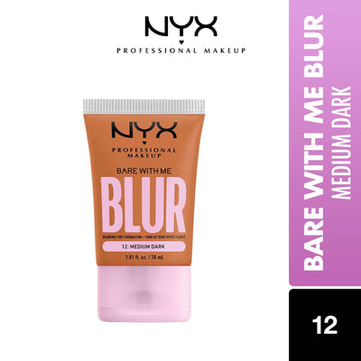 NYX Professional Makeup Bare With Me Blur Tint Foundation - 15 Warm Honey - 12 Medium Dark Warm