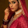 Dhiyona IE Women Embroidered Regular Chanderi Silk Kurta with Trousers & With Dupatta
