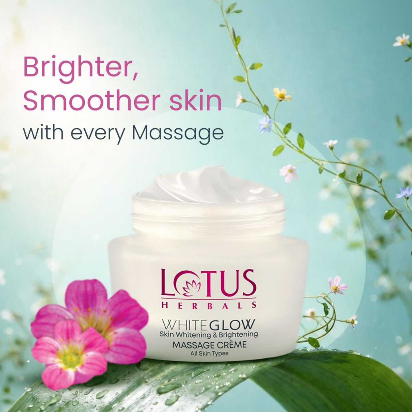 Lotus Herbals WhiteGlow Skin Whitening & Brightening Massage Cream