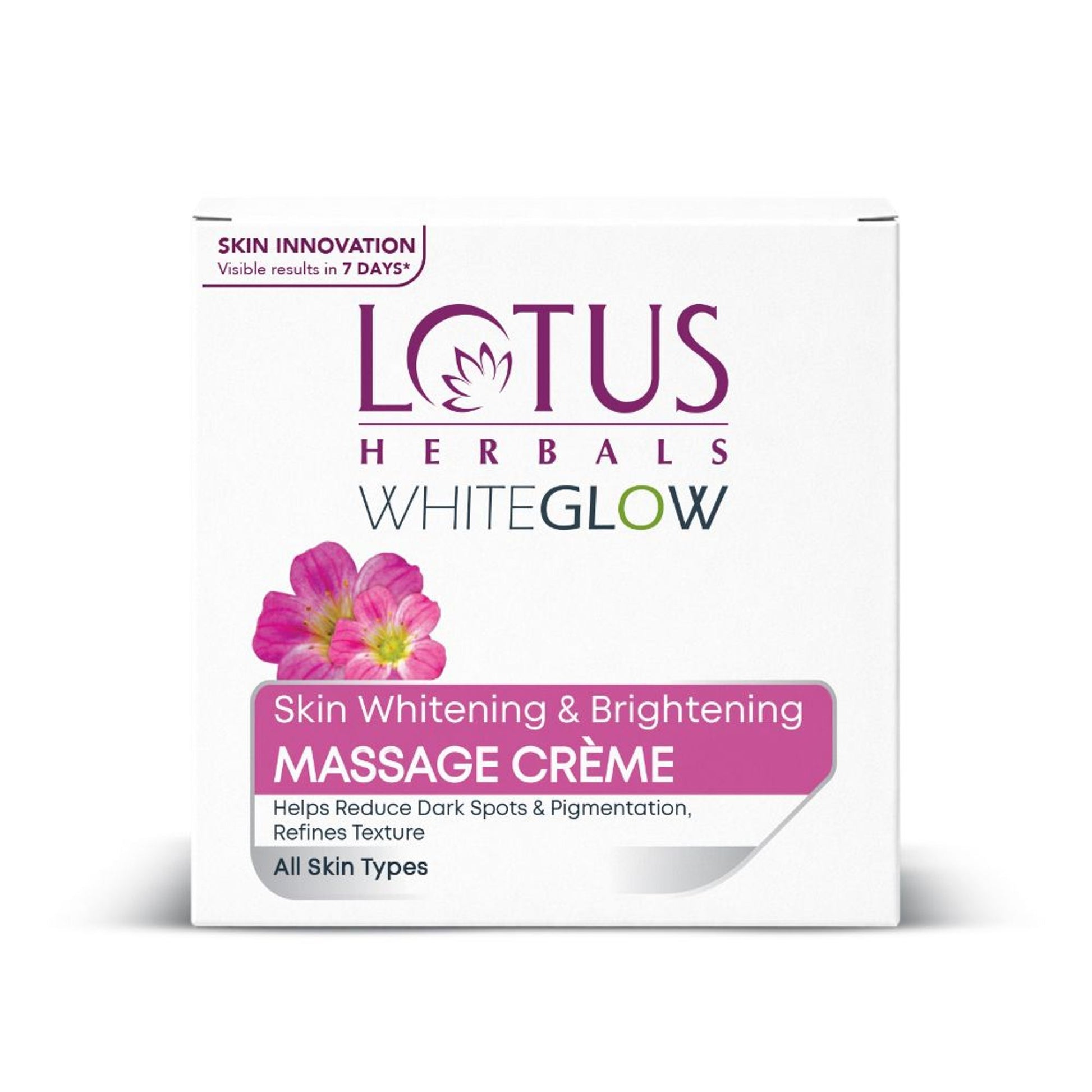 Lotus Herbals WhiteGlow Skin Whitening & Brightening Massage Cream