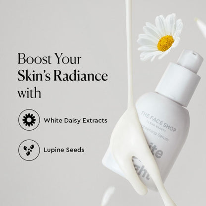 The Face Shop White Seed Serum With Niacinamide & Hyaluronic Acid, Fights Dullness & Blemishes