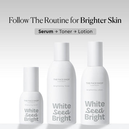 The Face Shop White Seed Serum With Niacinamide & Hyaluronic Acid, Fights Dullness & Blemishes